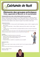 Aperçu - Apprentissages en autonomie - Guirlande de Noël Chimie Éléments groupes principaux Créer + Décorer - Page 2