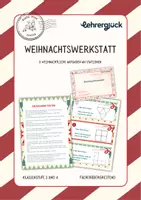 Vorschau - Mal- und Bastelvorlagen - Die etwas andere Weihnachtswerkstatt (Klasse 3 und 4) - Deckblatt