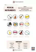 anteprima - Esercizi - Musical Instruments FREE By Missgrieco - Pagina 2