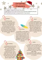 Vorschau - Arbeitsblätter - Christmas - Traditions around the world - Weihnachten - Infotexte - Seite 1