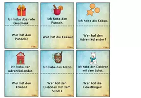 Vorschau - Spiele - Lesespiel Winter & Advent (in 2 Versionen) - Seite 3