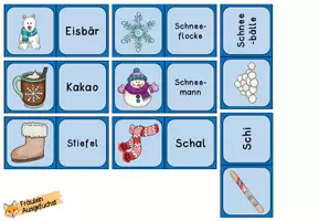 Vorschau - Spiele - Finde die Paare "Winter und Advent" - Seite 2