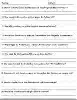 Vorschau - Stundenentwürfe - Film: "Das fliegende Klassenzimmer (2002)" Fragen + Aktivitäten Rätsel + Antworten. - Seite 3