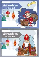 Vorschau - Stationenlernen - Weihnachten in aller Welt | Lesekartei - Seite 1