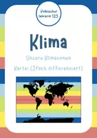 Vorschau - Poster - Klimazonen Kartei - zweifach differenziert - Deckblatt