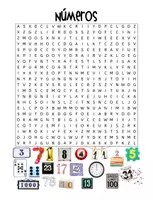 Vorschau - Spiele - Suchsel, Wortsuchrätsel Spanisch Español - Numeros y Colores - Seite 2