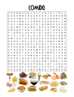 Vorschau - Spiele - Suchsel, Wortsuchrätsel Spanisch Español - Comida, Fruta y Verduras - Seite 2