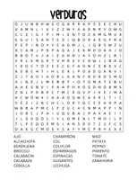 Vorschau - Spiele - Suchsel, Wortsuchrätsel Spanisch Español - Comida, Fruta y Verduras - Seite 3