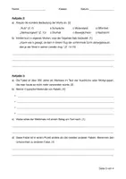 Vorschau - Arbeitsblätter - KA Fabeln - Eiche und Schilfrohr (inkl. Lösungen) - Seite 2