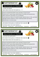Vorschau - Fördermaterial/Inklusion - Partnerdiktat: Wozu brauchen wir Vitamine? - Seite 3