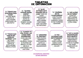 Vista previa - Refuerzo / NEE / Materiales de apoyo - Tablero de prosodia + TPIS para trabajarla - página 3