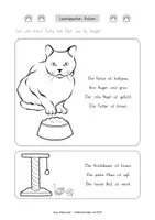 Vorschau - Arbeitsblätter - Lesehäppchen Katzen (Klassen 1 und 2) - Seite 2