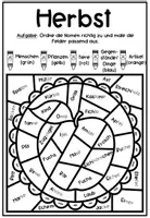 Vorschau - Arbeitsblätter - "Lesen und Malen" Herbst Kl. 1 + 2 - Seite 2