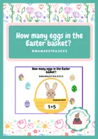 Vista previa - Tarjetas / Manipulativos - How many eggs in the Easter basket - Portada