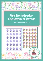 Vista previa - Hojas de trabajo - Find the intruder - Portada