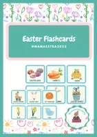 Vista previa - Tarjetas / Manipulativos - Easter flashcards - Portada