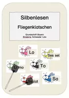 Vorschau - Spiele - Silbenlesen Spiel Fliegenklatsche - Deckblatt