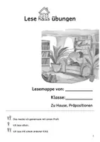 Vorschau - Arbeitsblätter - Lesehausübung_Mappe für 2 Wochen_Zu Hause, Präpositionen - Seite 2