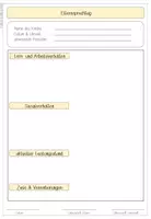 Vorschau - Anderer Materialtyp - Elternsprechtag Vorbereitung - Deckblatt