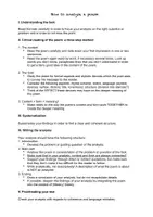 Vorschau - Merkblätter - Method: How to analyse a poem - Seite 1
