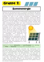 Vorschau - Arbeitsblätter - Erneuerbare Energien Gruppenarbeit: Windkraft, Sonnenenergie, Wasserkraft, Biomasse - Seite 3