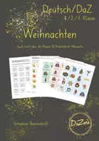 Vorschau - Unterrichtsreihen - Spiel Guck nicht über die Mauer Thema Weihnachten - Deckblatt