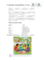 Vorschau - Arbeitsblätter - have got/has got | there is/are | am,is,are (More!1 - U1-3) - Deckblatt