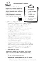 Vorschau - Arbeitsblätter - Book club discussion: "A good read?!" - Seite 1