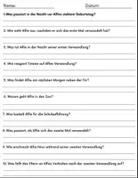 Vorschau - Spiele - Film: "Alfie, der kleine Werwolf (2011)" Fragen + Aktivitäten Rätsel + und Antworten - Seite 1