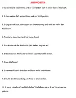 Vorschau - Spiele - Film: "Alfie, der kleine Werwolf (2011)" Fragen + Aktivitäten Rätsel + und Antworten - Seite 2