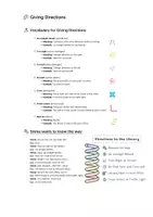 Vorschau - Arbeitsblätter - Giving Directions (Prepositions of Place) Unit 5 (More!2) - Seite 1