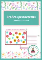 Vista previa - Tarjetas / Manipulativos - Gráficas primaverales - Portada