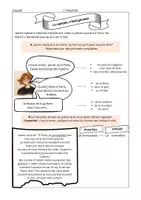 Vorschau - Arbeitsblätter - Imparfait leicht unterrichtet - induktiv (samt Merkblatt) - Seite 1