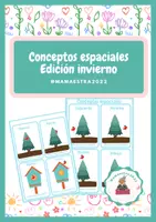 Vista previa - Tarjetas / Manipulativos - Conceptos espaciales temática invernal - Portada