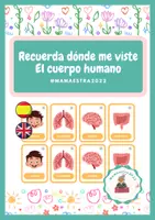 Vista previa - Juegos / Gamificación - RECUERDA DONDE ME VISTE - EL CUERPO HUMANO - Portada