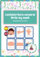 Vista previa - Tarjetas / Manipulativos - LECTOESCRITURA CORPORAL - Portada