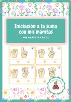Vista previa - Tarjetas / Manipulativos - INICIACIÓN A LA SUMA: CON MIS MANITAS - Portada