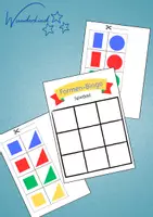Vorschau - Spiele - Formen-Bingo - Deckblatt