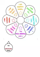 anteprima - Flashcard - GRATITUDE WHEEL - Pagina di copertina
