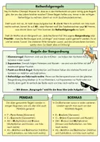 Vorschau - Arbeitsblätter - Rechenregeln | Reihenfolge von Rechenoperationen - Seite 1