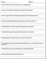 Vorschau - Arbeitsblätter - Film-Materialpaket : Birta (2021), Die Peanuts – Der Film (2015), Alfie, der kleine Werwolf (2011) und Versprochen ist versprochen (1996). - Seite 3