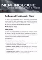 Vorschau - Stundenentwürfe - Nephrologie: Die verschiedenen Formen der Dialyse - Seite 1