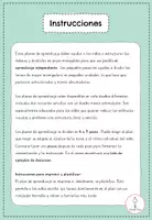 Vista previa - Para docentes: organización, planificación y formación - Plan de aprendizaje (para deberes) - página 1