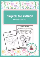 Vista previa - Manualidades / Dibujos para colorear - Tarjetas San Valentín - Portada
