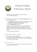 Vorschau - Unterrichtsreihen - Global warming and food - Unterrichtseinheit - Climate friendly (Christmas) Dinner - Seite 1