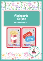 Vista previa - Tarjetas / Manipulativos - FLASHCARDS EL CINE - Portada