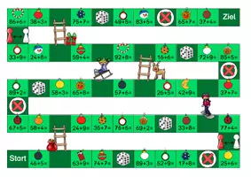 Vorschau - Spiele - Arbeitsblätter-Mix Weihnachten (Mathe, Klasse 1 und 2) - Seite 3