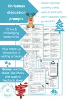 Vorschau - Arbeitsblätter - Discussion prompts: Christmas edition - Deckblatt