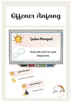 Vorschau - Anderer Materialtyp - Offener Anfang - Ankommen der Kinder - Deckblatt