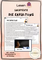 Vorschau - Fördermaterial/Inklusion - Materialpaket: Differenzierte Lesetexte zum Thema Winter - Seite 1